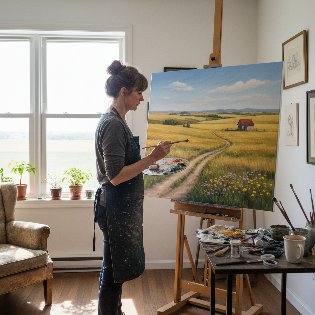 Saskatchewan Artists Balance AI and Tradition