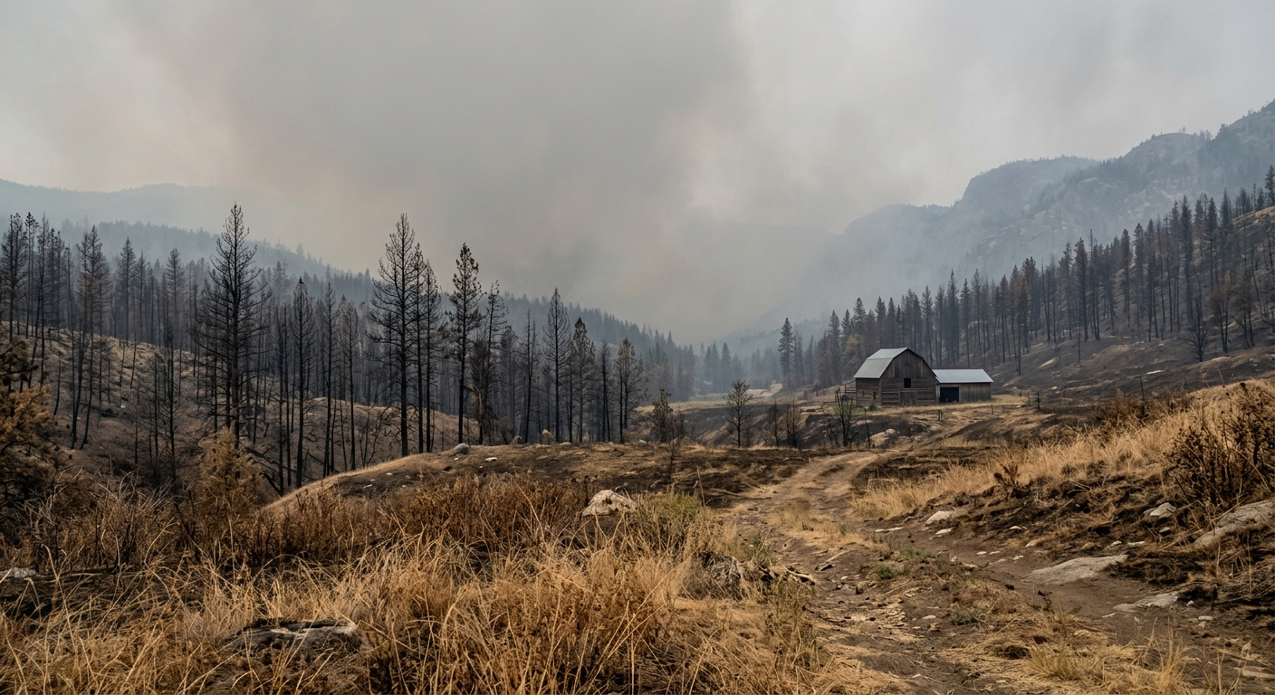 Merged B.C. Wildfires Force Mass Evacuations and Widespread Destruction in Clinton Area