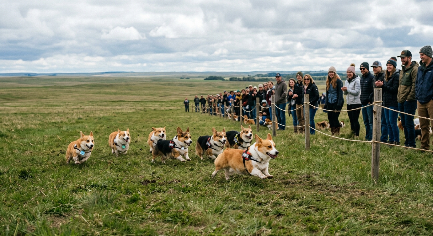 Corgi Race Vilnius Attracts Global Attention with Spirited Competition and Creativity